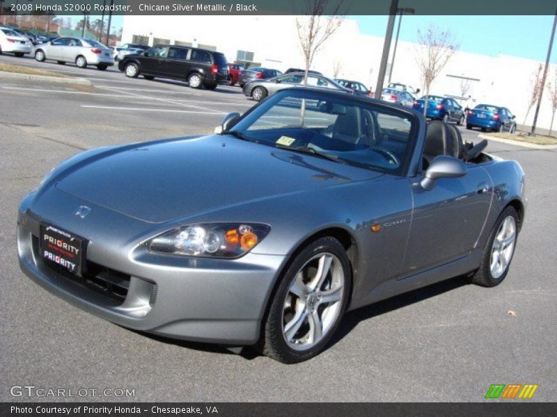 Chicane Silver Metallic / Black 2008 Honda S2000 Roadster