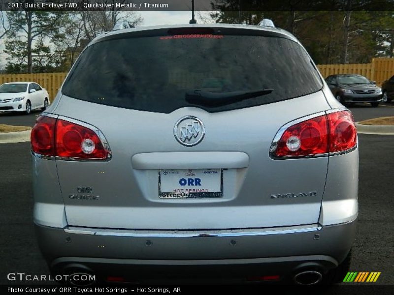 Quicksilver Metallic / Titanium 2012 Buick Enclave FWD