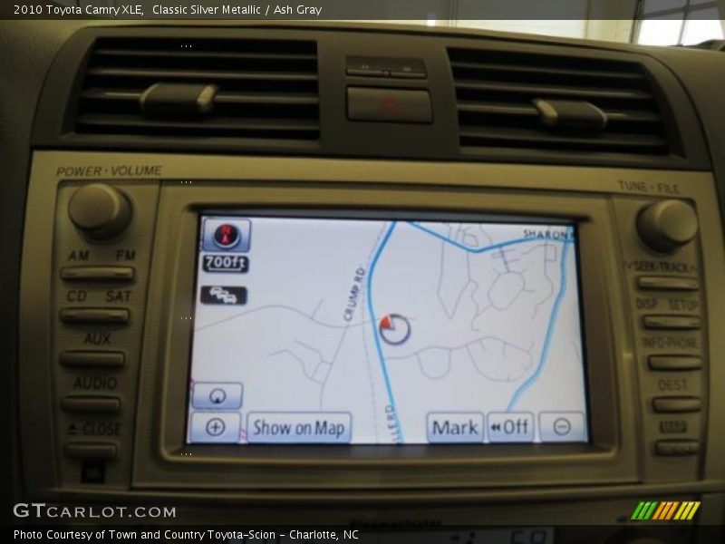 Navigation of 2010 Camry XLE
