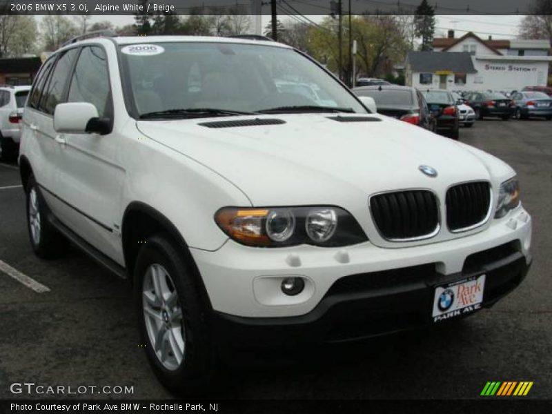 Alpine White / Beige 2006 BMW X5 3.0i