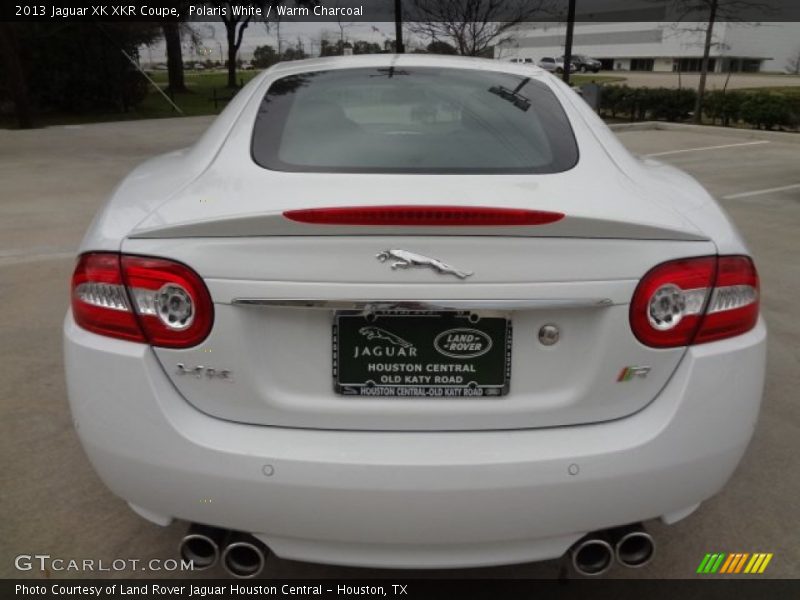 Polaris White / Warm Charcoal 2013 Jaguar XK XKR Coupe