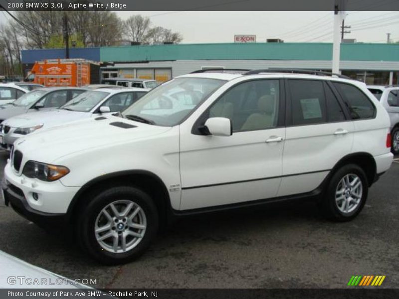 Alpine White / Beige 2006 BMW X5 3.0i