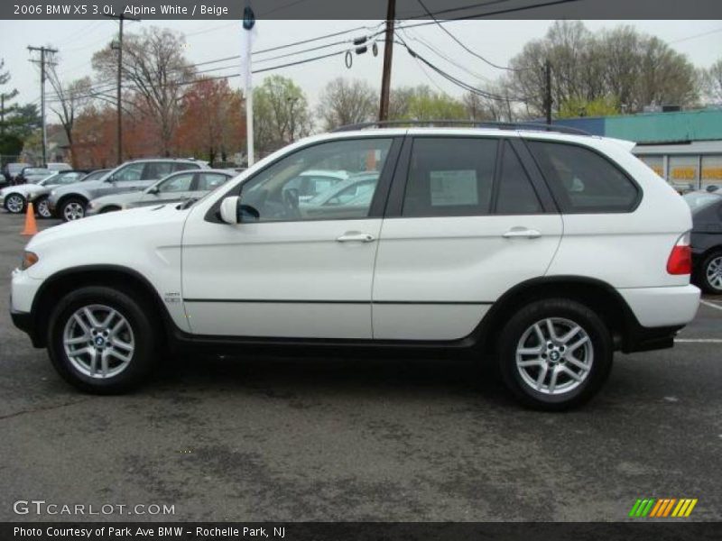 Alpine White / Beige 2006 BMW X5 3.0i