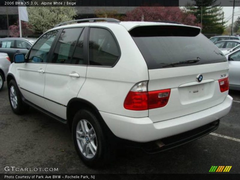 Alpine White / Beige 2006 BMW X5 3.0i