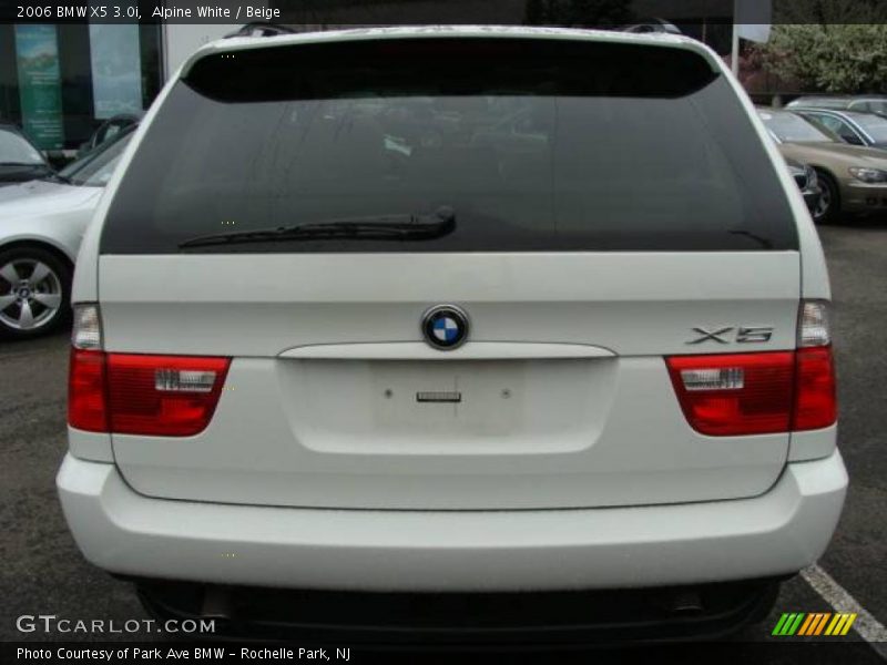 Alpine White / Beige 2006 BMW X5 3.0i