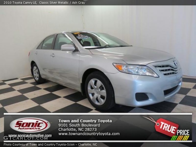 Classic Silver Metallic / Ash Gray 2010 Toyota Camry LE