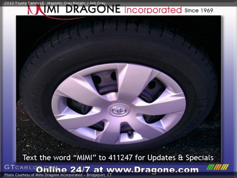 Magnetic Gray Metallic / Ash Gray 2010 Toyota Camry LE