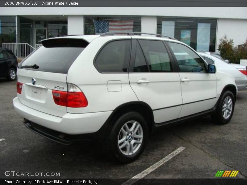 Alpine White / Beige 2006 BMW X5 3.0i
