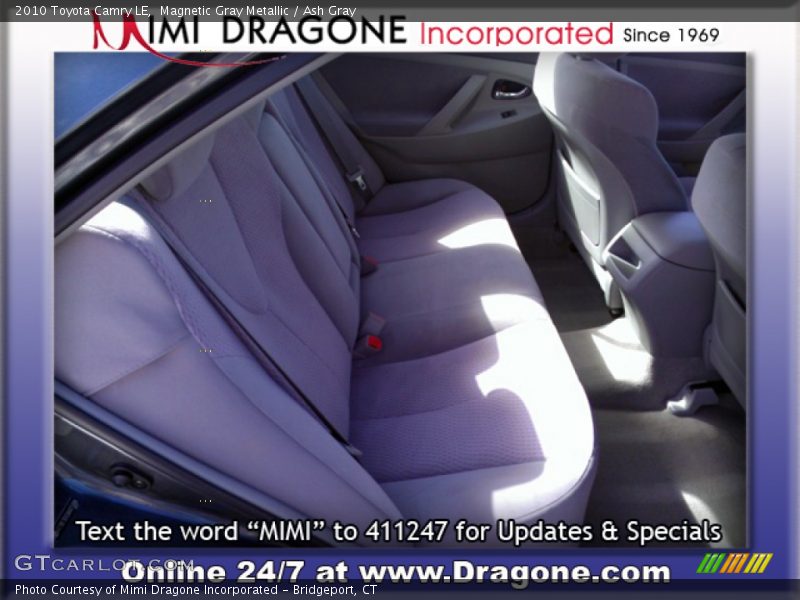 Magnetic Gray Metallic / Ash Gray 2010 Toyota Camry LE