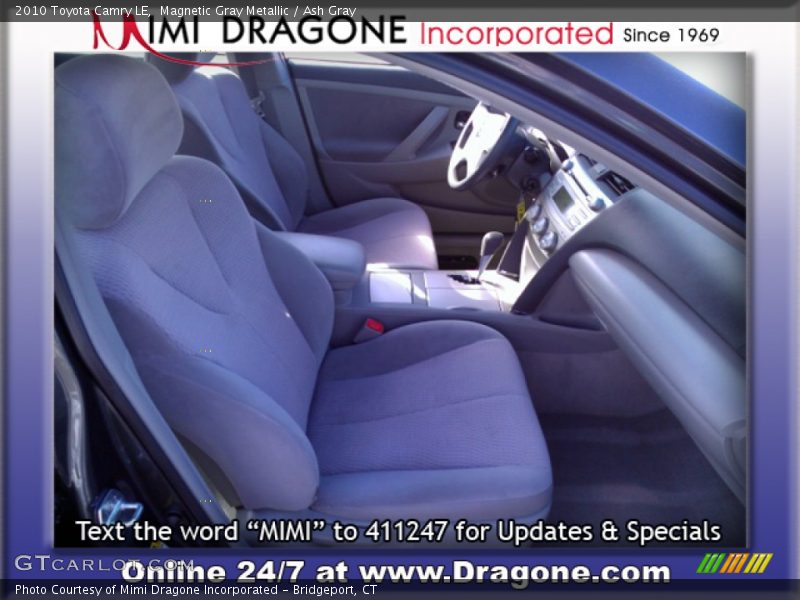 Magnetic Gray Metallic / Ash Gray 2010 Toyota Camry LE