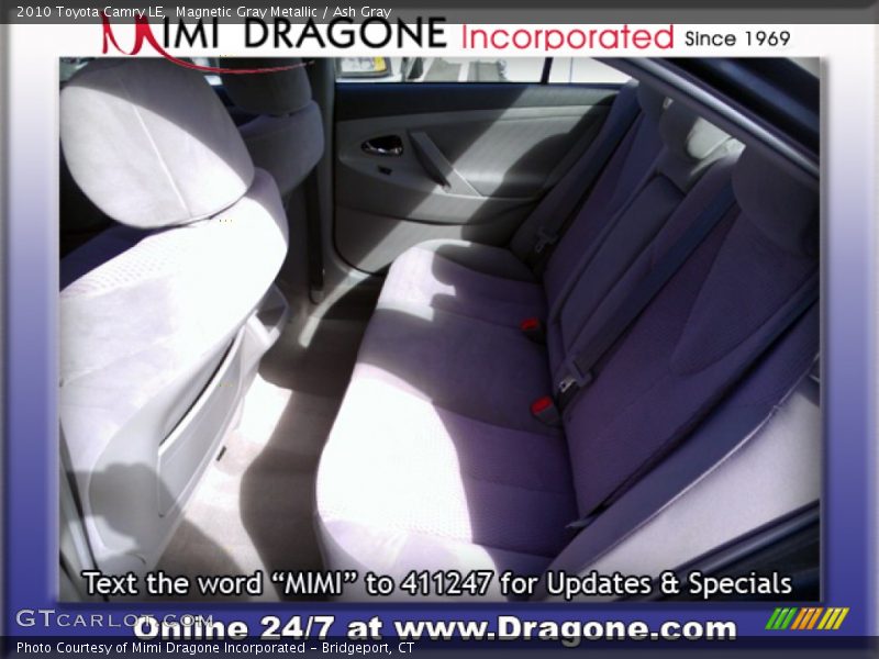 Magnetic Gray Metallic / Ash Gray 2010 Toyota Camry LE