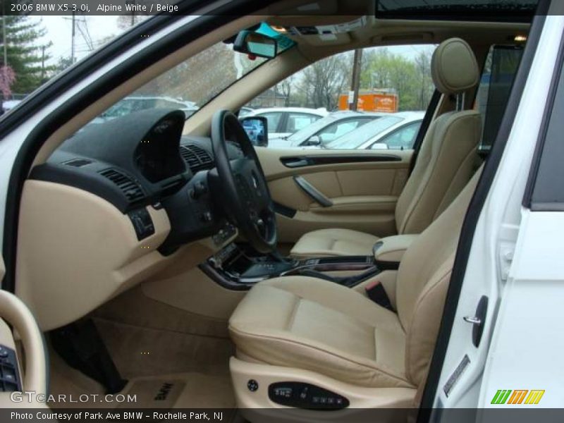 Alpine White / Beige 2006 BMW X5 3.0i