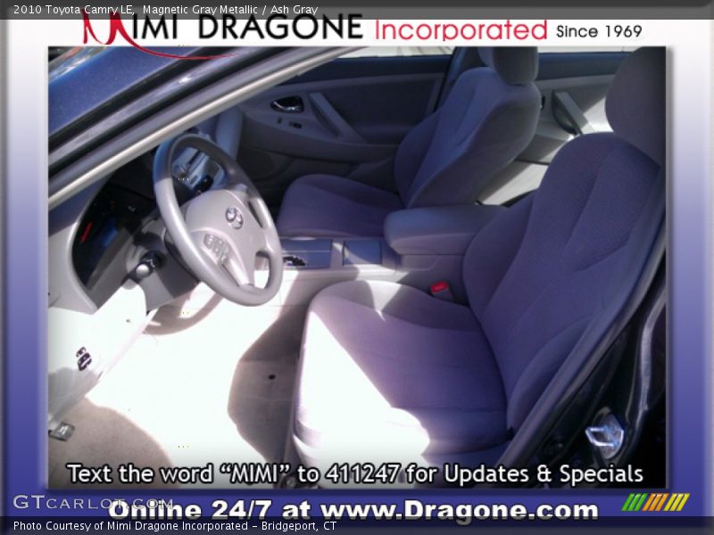 Magnetic Gray Metallic / Ash Gray 2010 Toyota Camry LE