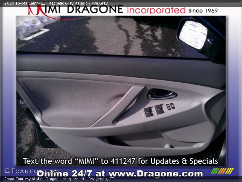Magnetic Gray Metallic / Ash Gray 2010 Toyota Camry LE
