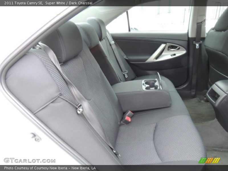 Super White / Dark Charcoal 2011 Toyota Camry SE