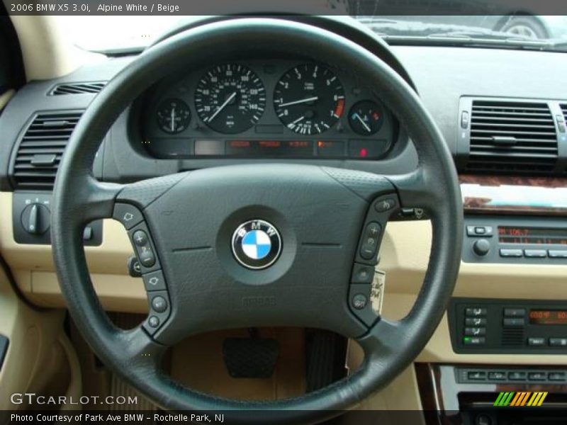 Alpine White / Beige 2006 BMW X5 3.0i