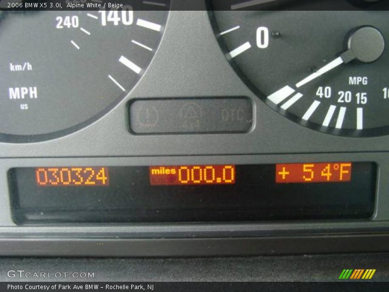 Alpine White / Beige 2006 BMW X5 3.0i