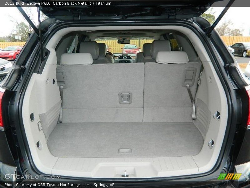Carbon Black Metallic / Titanium 2012 Buick Enclave FWD