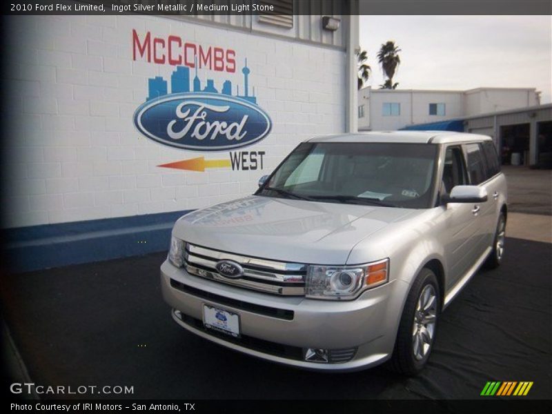 Ingot Silver Metallic / Medium Light Stone 2010 Ford Flex Limited