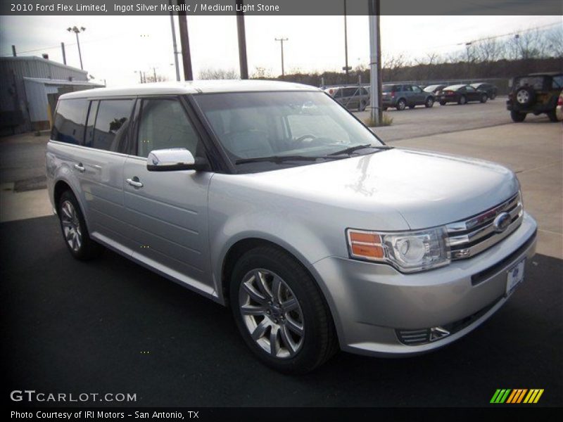 Ingot Silver Metallic / Medium Light Stone 2010 Ford Flex Limited