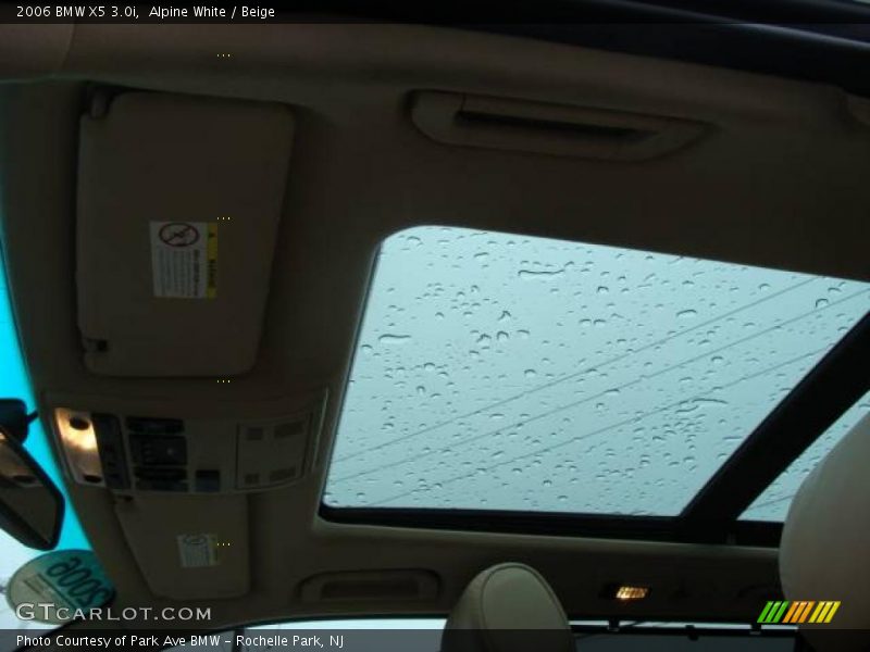 Alpine White / Beige 2006 BMW X5 3.0i