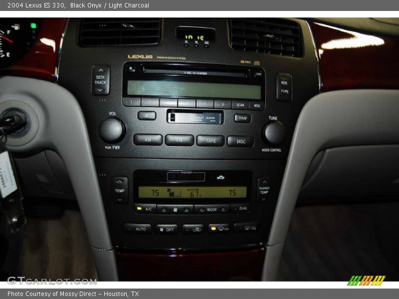 Black Onyx / Light Charcoal 2004 Lexus ES 330