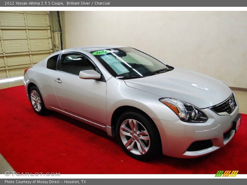 Brilliant Silver / Charcoal 2012 Nissan Altima 2.5 S Coupe