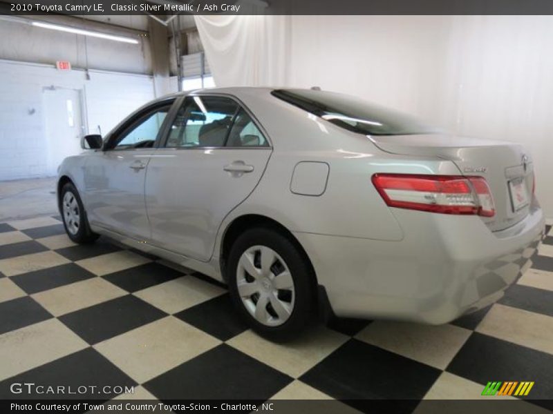 Classic Silver Metallic / Ash Gray 2010 Toyota Camry LE