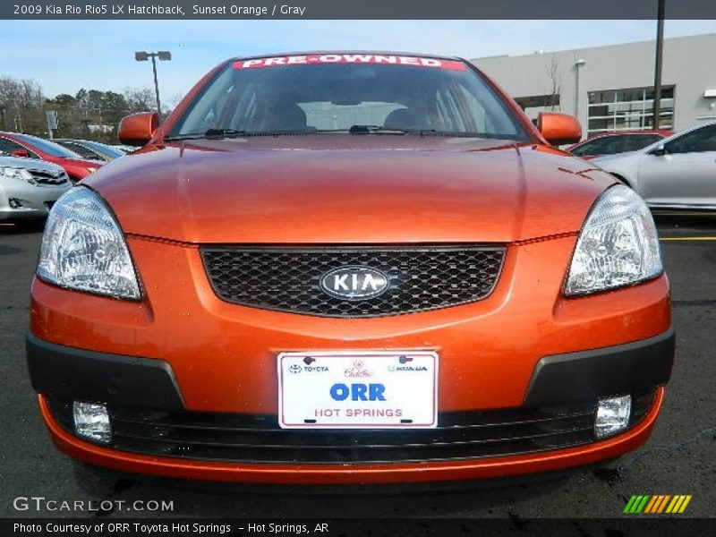 Sunset Orange / Gray 2009 Kia Rio Rio5 LX Hatchback