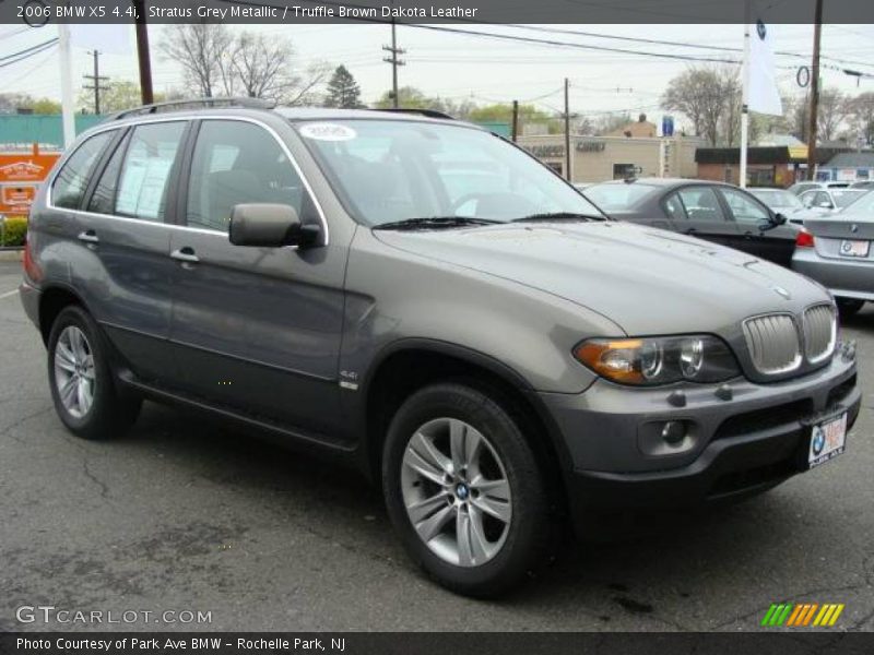 Stratus Grey Metallic / Truffle Brown Dakota Leather 2006 BMW X5 4.4i