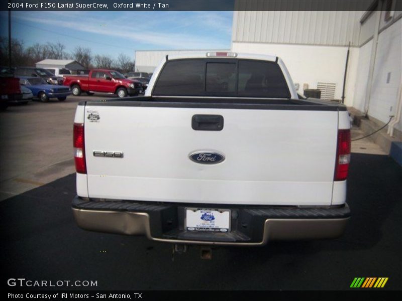 Oxford White / Tan 2004 Ford F150 Lariat SuperCrew