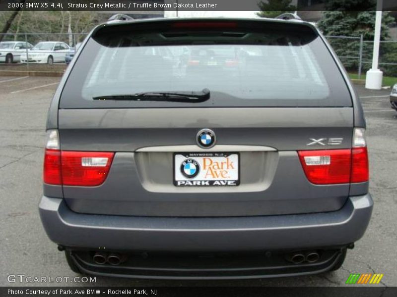 Stratus Grey Metallic / Truffle Brown Dakota Leather 2006 BMW X5 4.4i
