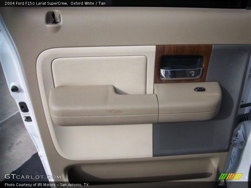 Oxford White / Tan 2004 Ford F150 Lariat SuperCrew
