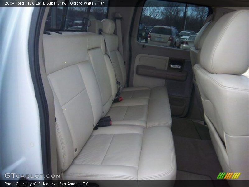 Oxford White / Tan 2004 Ford F150 Lariat SuperCrew