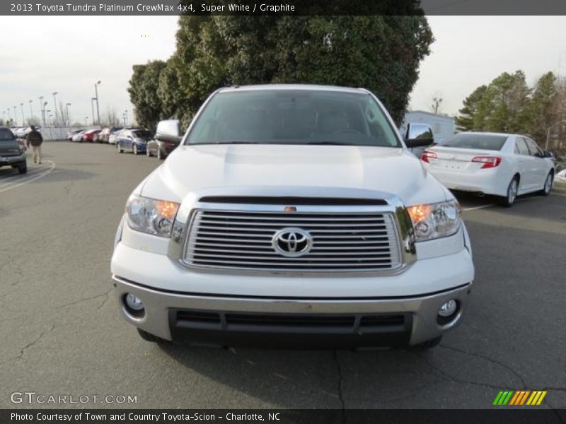 Super White / Graphite 2013 Toyota Tundra Platinum CrewMax 4x4
