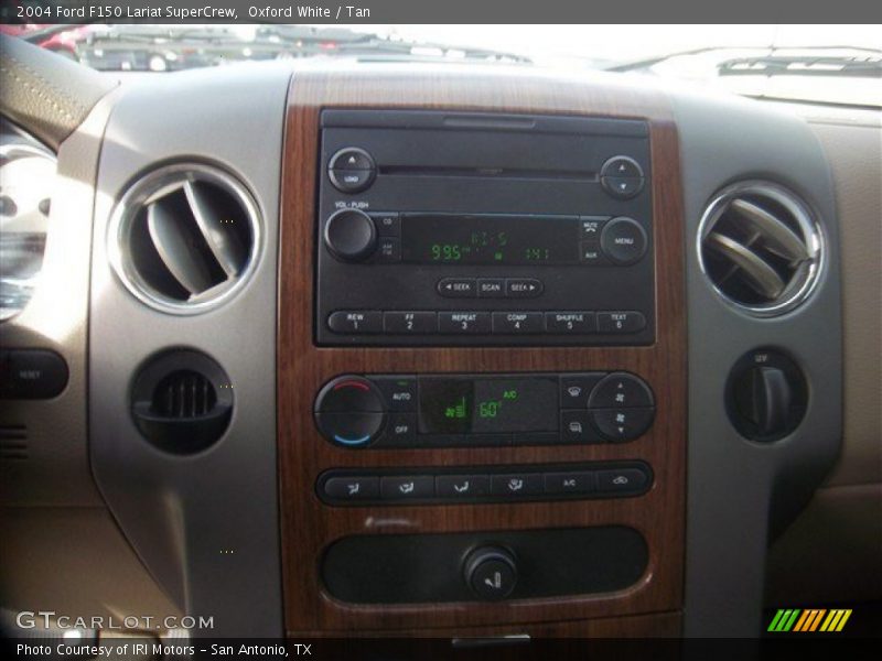 Oxford White / Tan 2004 Ford F150 Lariat SuperCrew
