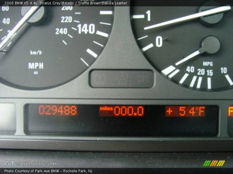Stratus Grey Metallic / Truffle Brown Dakota Leather 2006 BMW X5 4.4i
