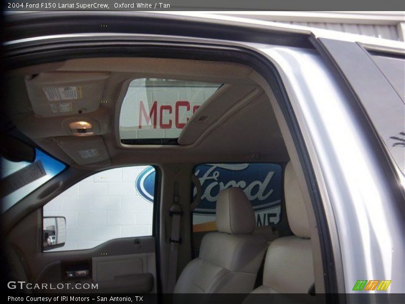 Oxford White / Tan 2004 Ford F150 Lariat SuperCrew