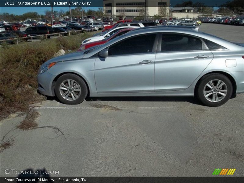 Radiant Silver / Gray 2011 Hyundai Sonata GLS