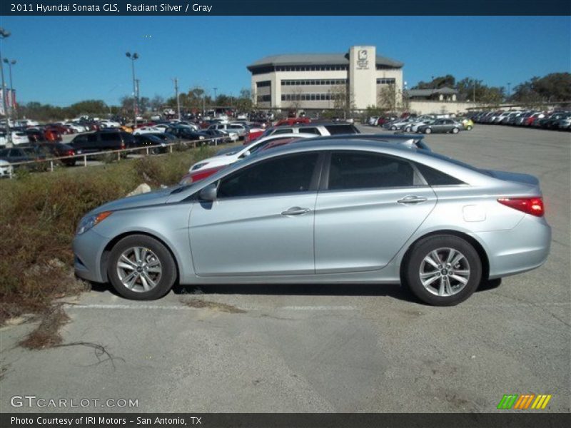 Radiant Silver / Gray 2011 Hyundai Sonata GLS