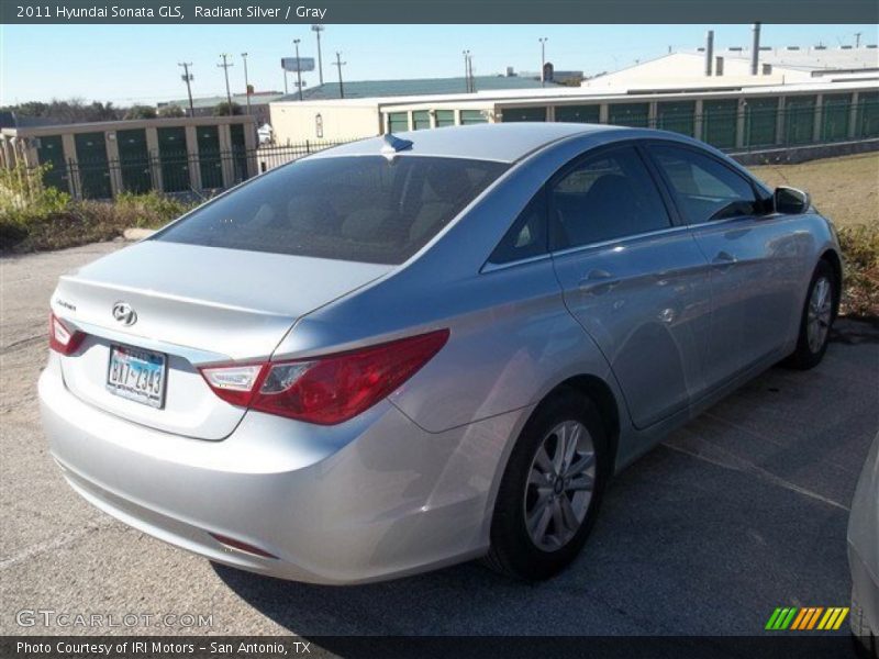 Radiant Silver / Gray 2011 Hyundai Sonata GLS