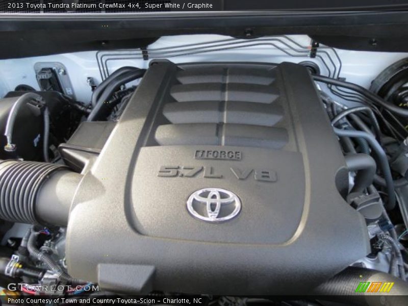 Super White / Graphite 2013 Toyota Tundra Platinum CrewMax 4x4