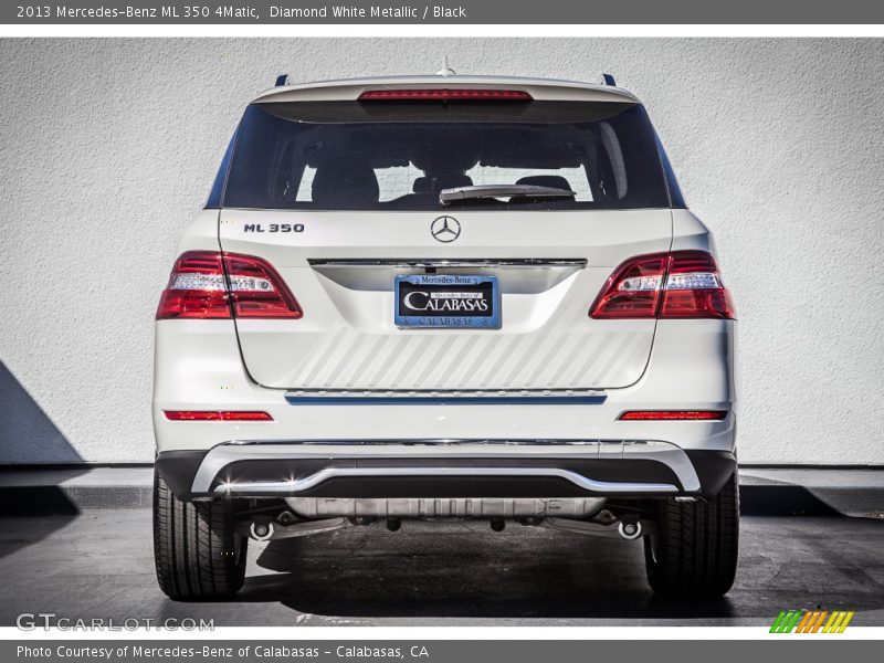 Diamond White Metallic / Black 2013 Mercedes-Benz ML 350 4Matic