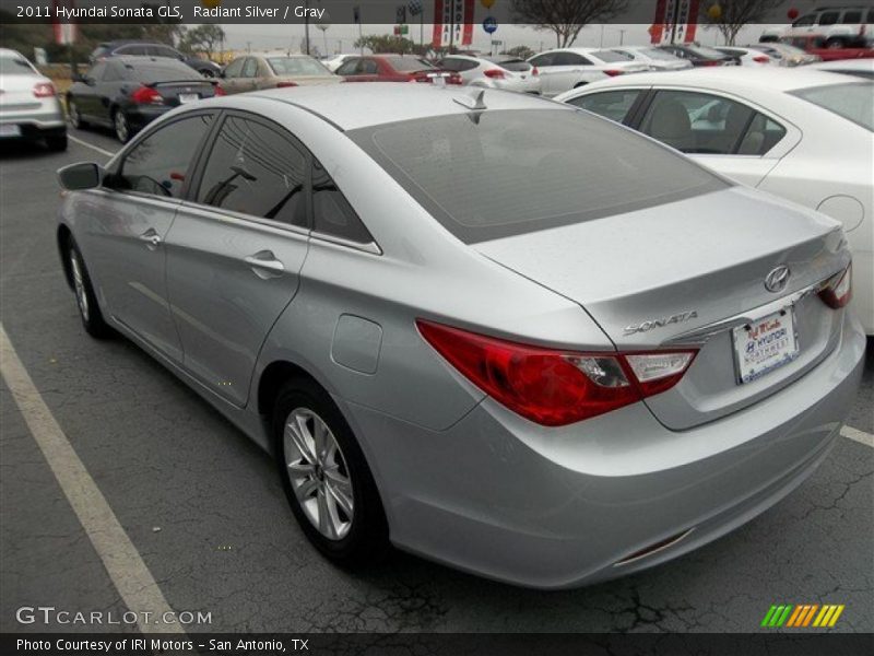 Radiant Silver / Gray 2011 Hyundai Sonata GLS