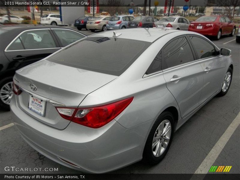 Radiant Silver / Gray 2011 Hyundai Sonata GLS
