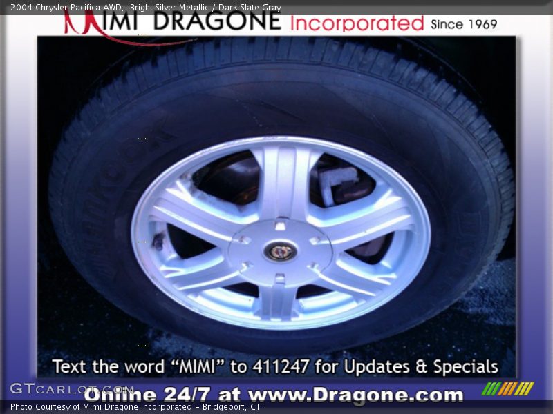 Bright Silver Metallic / Dark Slate Gray 2004 Chrysler Pacifica AWD