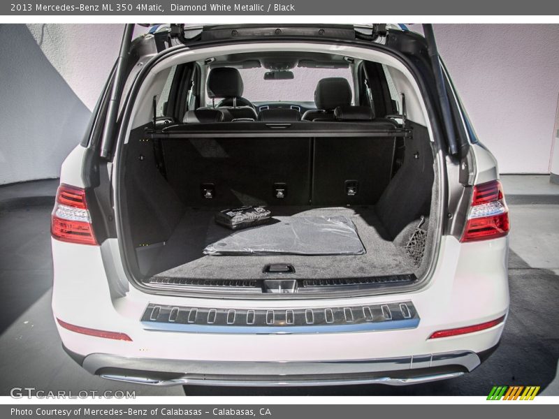 Diamond White Metallic / Black 2013 Mercedes-Benz ML 350 4Matic