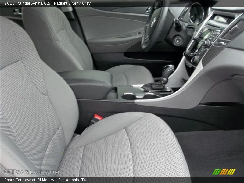 Radiant Silver / Gray 2011 Hyundai Sonata GLS