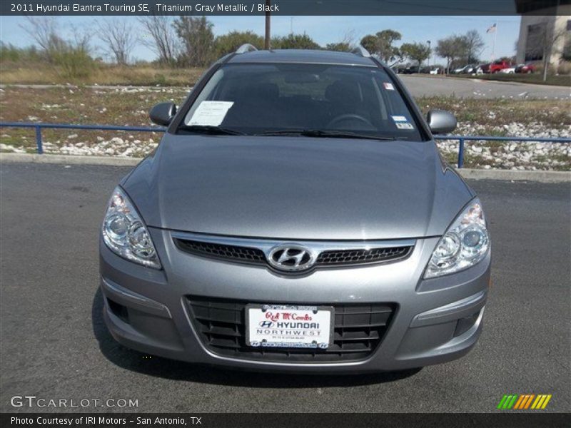 Titanium Gray Metallic / Black 2011 Hyundai Elantra Touring SE