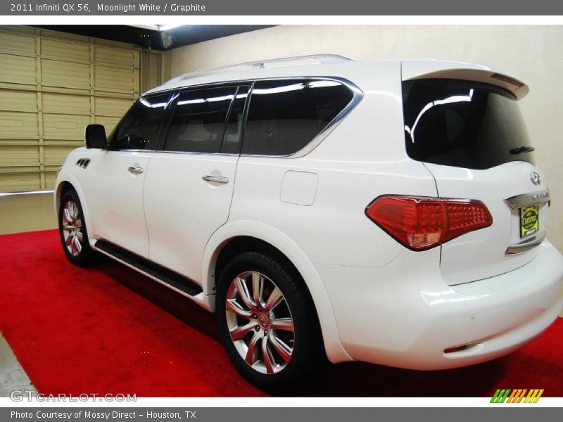 Moonlight White / Graphite 2011 Infiniti QX 56